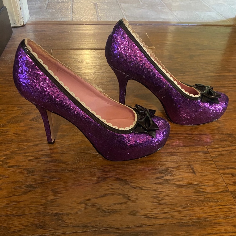 Glitter high heel Shoes